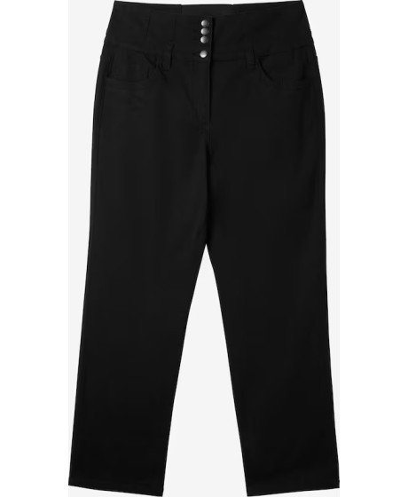 Sheego kokvilnas bikses ar augstu vidukli