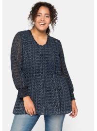 Sheego divslāņu šifona tunika