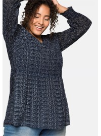 Sheego divslāņu šifona tunika