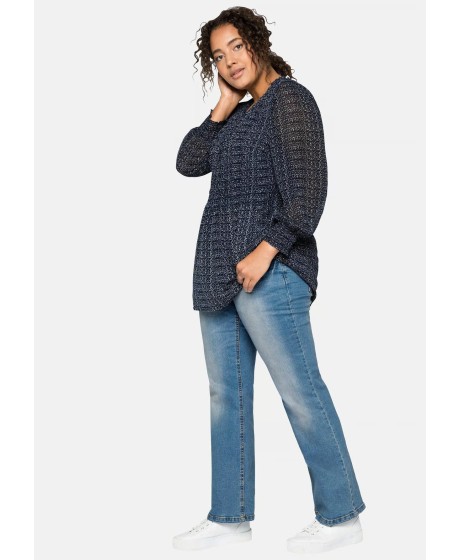 Sheego divslāņu šifona tunika