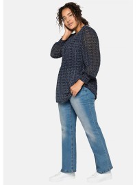 Sheego divslāņu šifona tunika