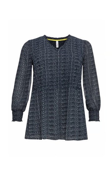 Sheego divslāņu šifona tunika