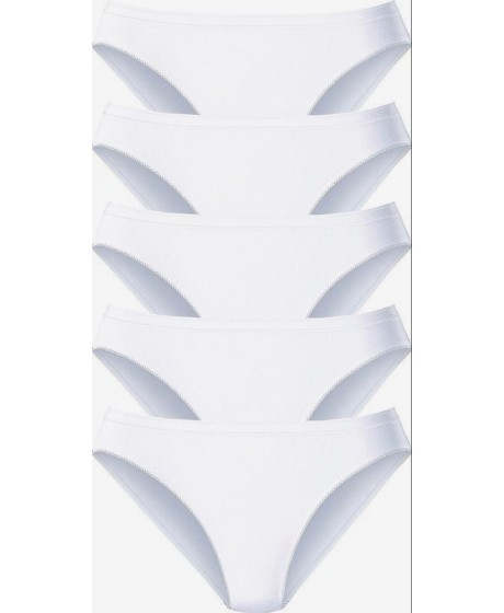 PETITE FLEUR bikini stila kokvilnas biksīšu komplekts 5 gab.