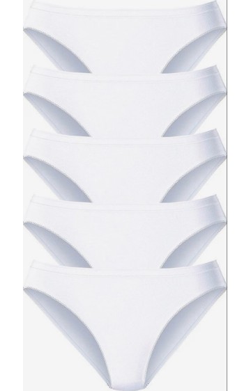 PETITE FLEUR bikini stila kokvilnas biksīšu komplekts 5 gab.