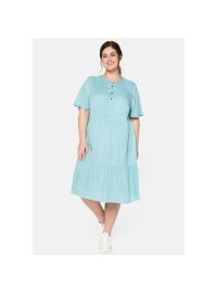 Sheego viskozes kleita ar īsām piedurknēm