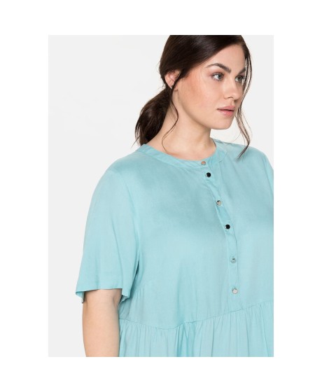 Sheego viskozes kleita ar īsām piedurknēm