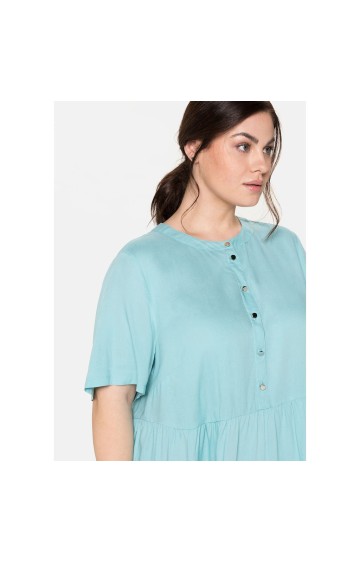 Sheego viskozes kleita ar īsām piedurknēm