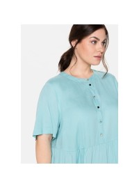 Sheego viskozes kleita ar īsām piedurknēm