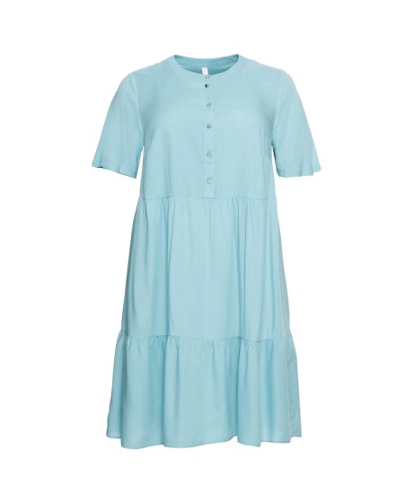 Sheego viskozes kleita ar īsām piedurknēm