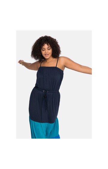 Sheego vasaras adīta kleita ar noņemamām plecu lencēm