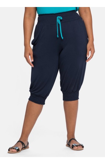 Sheego trikotāžas kapri bikses