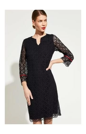 COMMA mežģīņu kleita