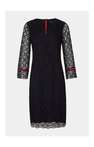 COMMA mežģīņu kleita