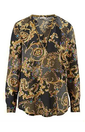 ALBA MODA blūze ar margo rakstu