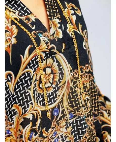 ALBA MODA blūze ar margo rakstu