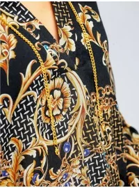 ALBA MODA blūze ar margo rakstu