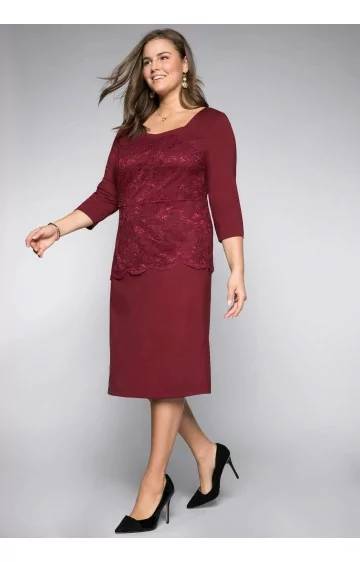 Sheego kleita ar ķermeņa formu veidojošu apakšveļu - 1