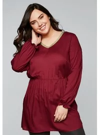 Rubīna sarkanā Sheego tunika