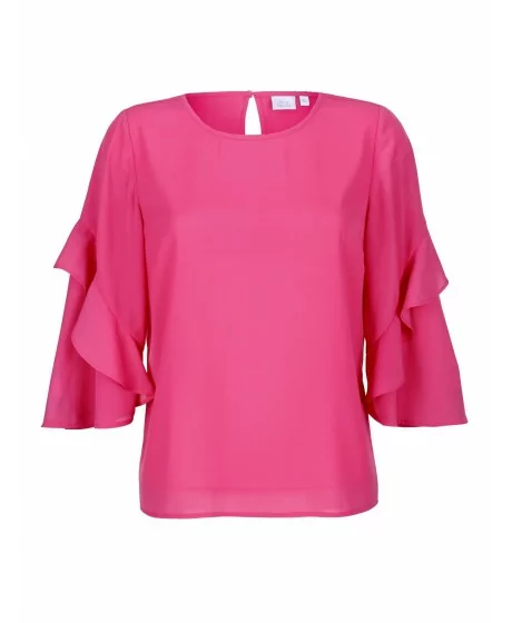 ALBA MODA blūze ar daļēji garām zvanveida piedurknēm