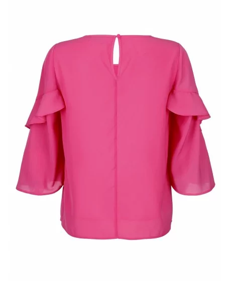 ALBA MODA blūze ar daļēji garām zvanveida piedurknēm