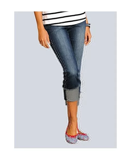 Kapri džinsi ALBA MODA