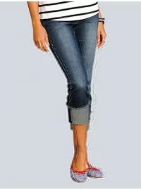 Kapri džinsi ALBA MODA