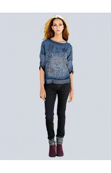 Tumši zili ALBA MODA džinsi