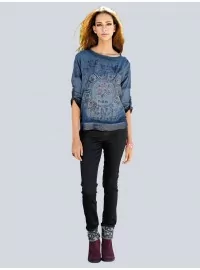 Tumši zili ALBA MODA džinsi