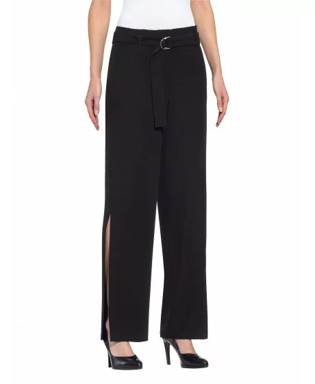 Garas, elegantas ALBA MODA bikses ar lieliem šķēlumiem