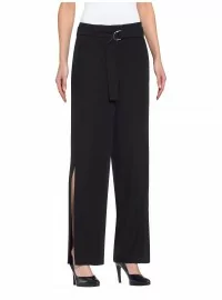 Garas, elegantas ALBA MODA bikses ar lieliem šķēlumiem