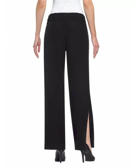 Garas, elegantas ALBA MODA bikses ar lieliem šķēlumiem