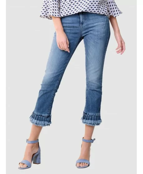 7/8 garuma tievas formas džinsi ALBA MODA