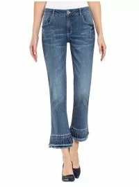 7/8 garuma tievas formas džinsi ALBA MODA