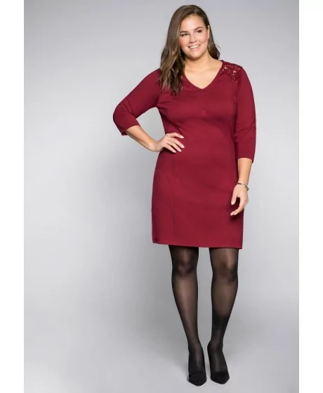 Īsa Sheego trikotāžas kleita