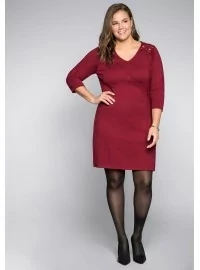 Īsa Sheego trikotāžas kleita