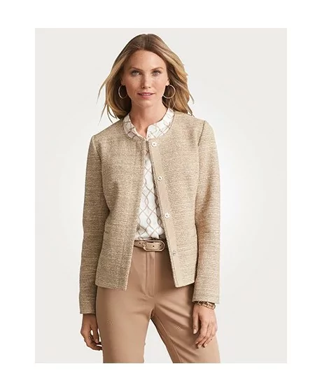 MONA jaka ar klasisku apaļu izgriezumu