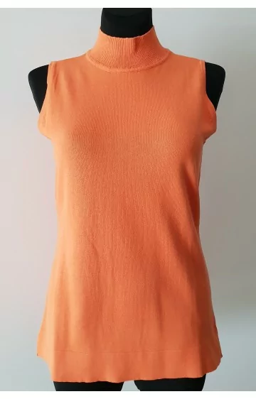 Kokvilnas blūze bez piedurknēm