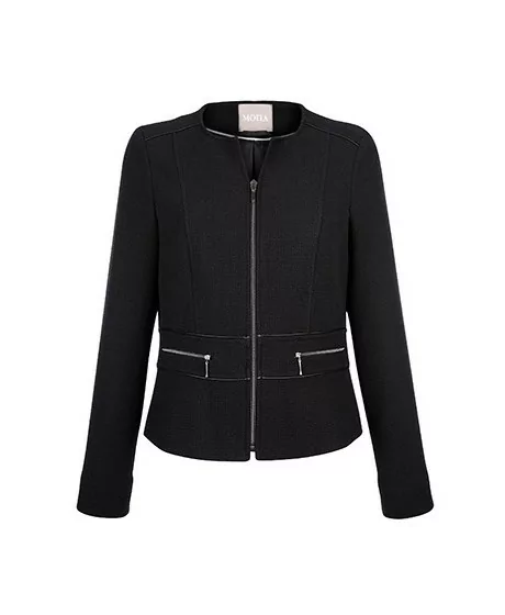 MONA jaka ar klasisku apaļu izgriezumu