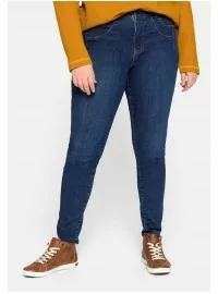 Stilīgi šaura piegriezuma džinsi Sheego