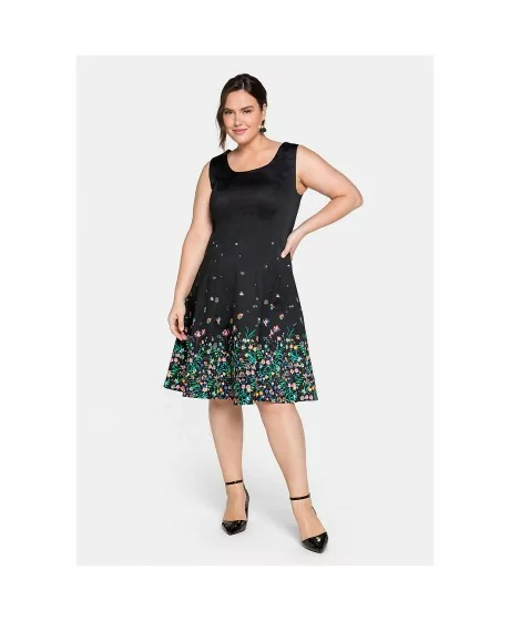 Sheego kokvilnas kleita bez piedurknēm