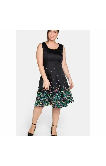 Sheego kokvilnas kleita bez piedurknēm