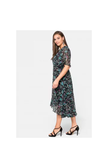 Viegla Sheego šifona kleita ar oderi