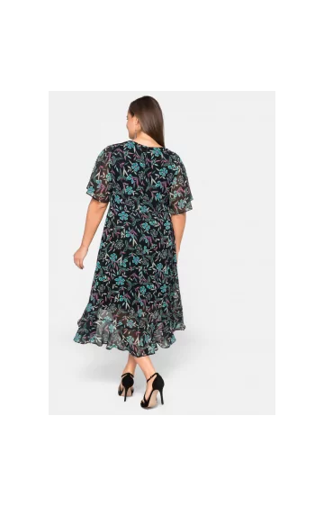 Viegla Sheego šifona kleita ar oderi