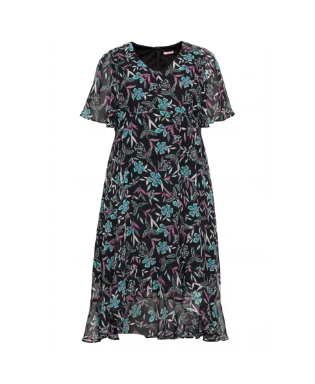 Viegla Sheego šifona kleita ar oderi