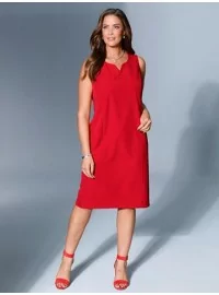 Elastīga, klasiska MIAMODA kleita ar oderi