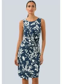 Alba Moda trikotāžas kleita ar oderējumu