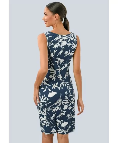 Alba Moda trikotāžas kleita ar oderējumu