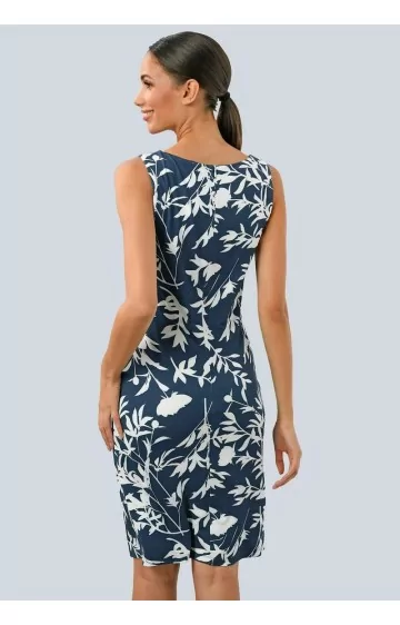 Alba Moda trikotāžas kleita ar oderējumu