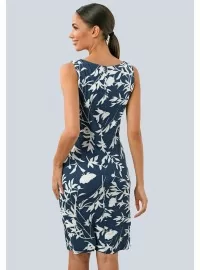 Alba Moda trikotāžas kleita ar oderējumu