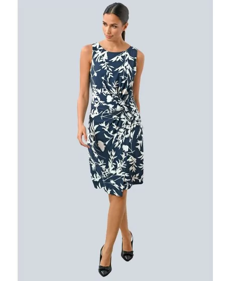 Alba Moda trikotāžas kleita ar oderējumu